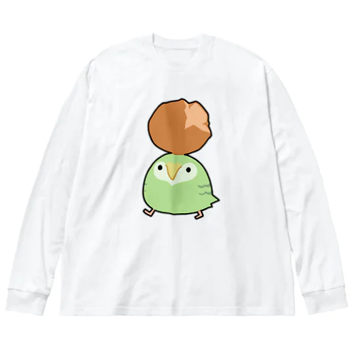 サーターアンダギーをゲットしてご満悦のカカポ Big Long Sleeve T-Shirt