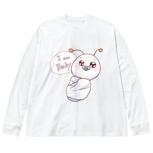 ベイビーけむけむ Big Long Sleeve T-Shirt