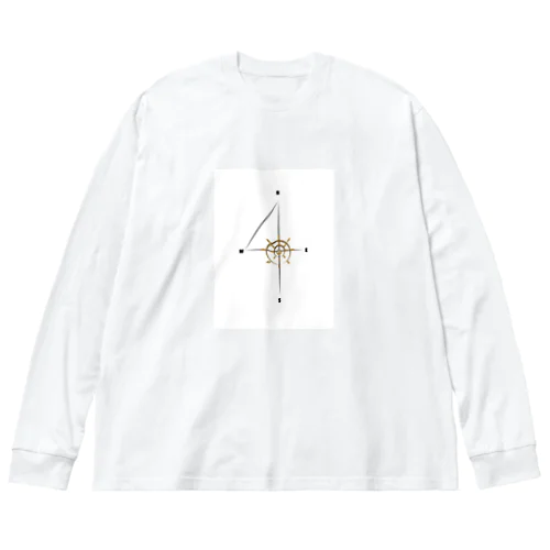 方位と舵 Big Long Sleeve T-Shirt