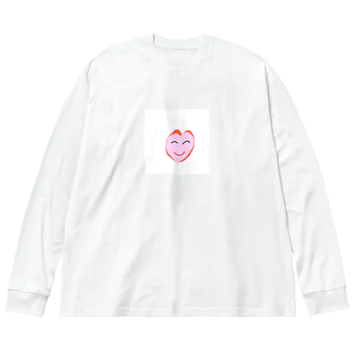 ハートちゃん Big Long Sleeve T-Shirt