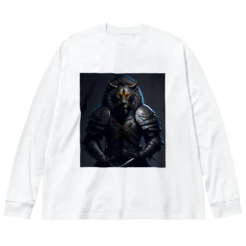 百獣の王ライオン侍 Big Long Sleeve T-Shirt