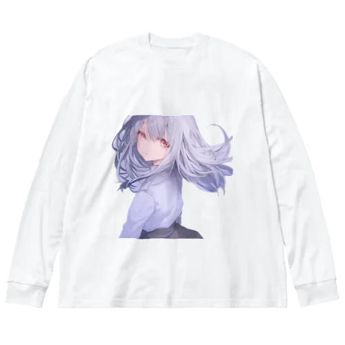 白髪の少女 Big Long Sleeve T-Shirt