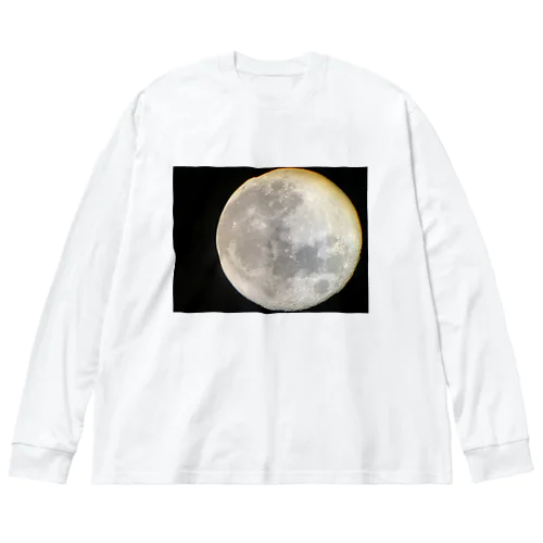 月　宇宙 Big Long Sleeve T-Shirt