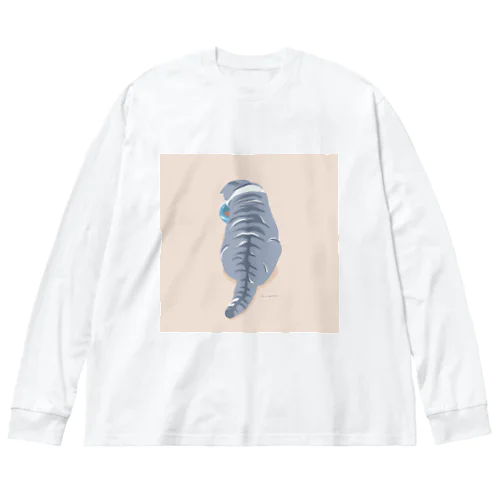 ごはんタイム猫 Big Long Sleeve T-Shirt