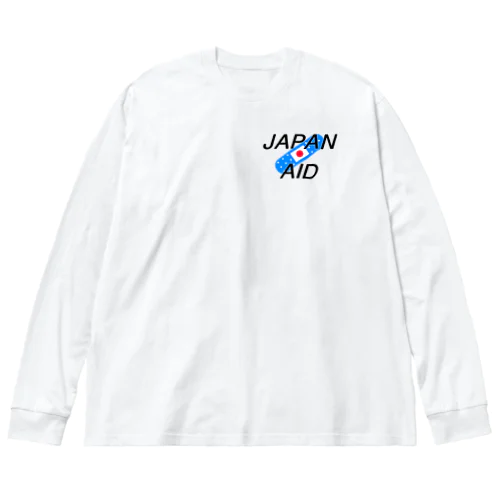 Japan aid ビッグシルエットロングスリーブTシャツ