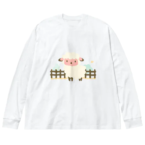 Sheep on the farm Big Long Sleeve T-Shirt