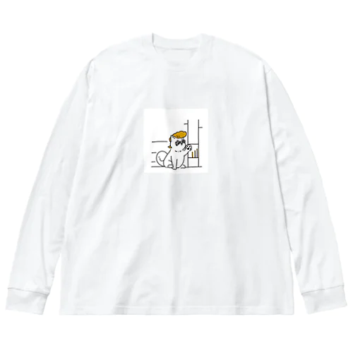 ワンキー犬 Big Long Sleeve T-Shirt