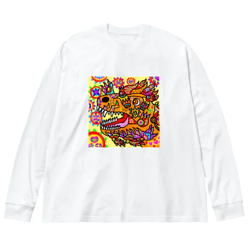 火属性の竜 Big Long Sleeve T-Shirt