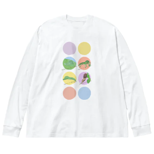 まるまる幼虫 Big Long Sleeve T-Shirt