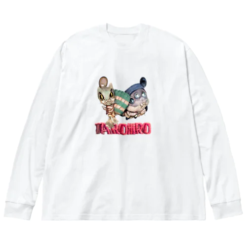 照れてるズ゛ by AI Big Long Sleeve T-Shirt