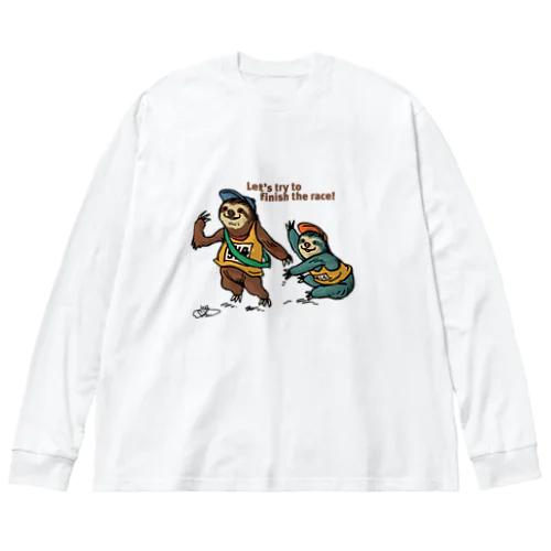 ナマケモノブラザーズ Big Long Sleeve T-Shirt