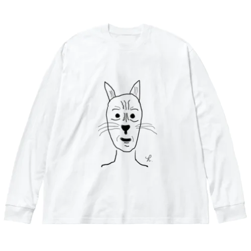 いぬ（？） ビッグシルエットロングスリーブTシャツ