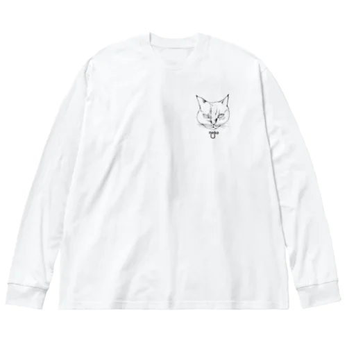 カメラ目線にゃん Big Long Sleeve T-Shirt