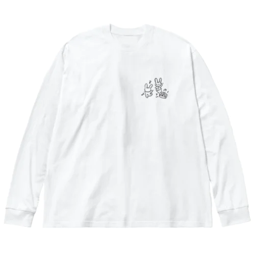 踊るぺぇ ビッグシルエットロングスリーブTシャツ