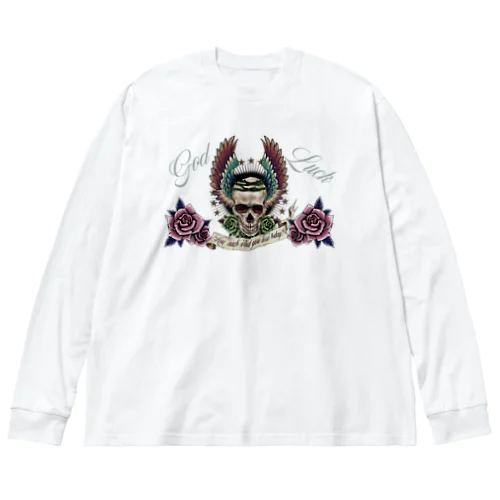 赤薔薇スカル💀🌹 Big Long Sleeve T-Shirt
