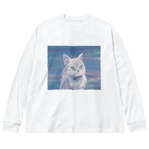 シロネコ Big Long Sleeve T-Shirt