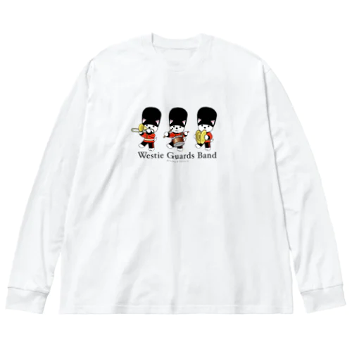 Westie Guards Band ビッグシルエットロングスリーブTシャツ