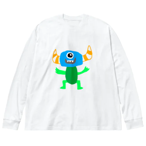 モンスターくん Big Long Sleeve T-Shirt