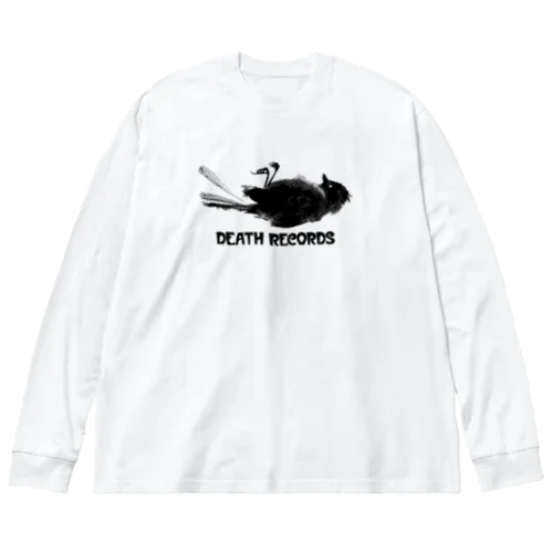 DEATH RECORDS ビッグシルエットロングスリーブTシャツ