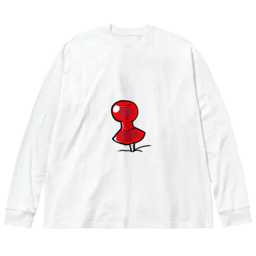 Pins！(red) Big Long Sleeve T-Shirt