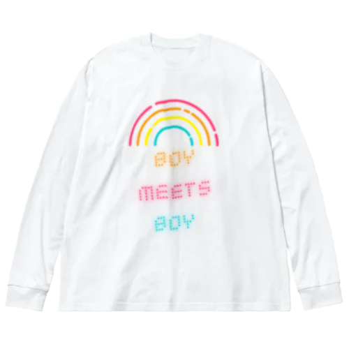 🌈 BOY MEETS BOY 🌈 vol.1 루즈핏 롱 슬리브 티셔츠