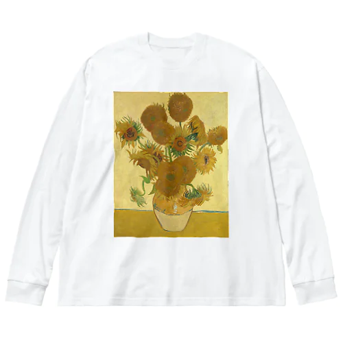 ひまわり / Sunflowers ビッグシルエットロングスリーブTシャツ