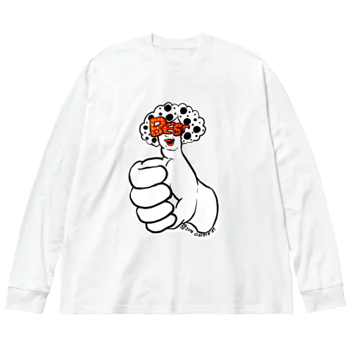 親指レディ(シンプル) Big Long Sleeve T-Shirt