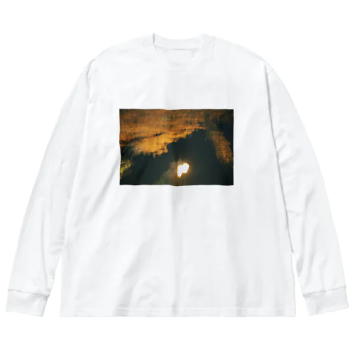 油絵のような写真Ｔシャツ Big Long Sleeve T-Shirt