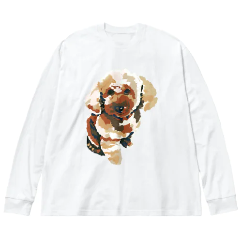 トイプードルのあん(ちぎり絵) Big Long Sleeve T-Shirt