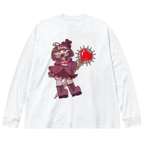 愛Valentineちゃん Big Long Sleeve T-Shirt