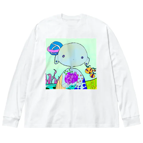 優しい宇宙人 Big Long Sleeve T-Shirt