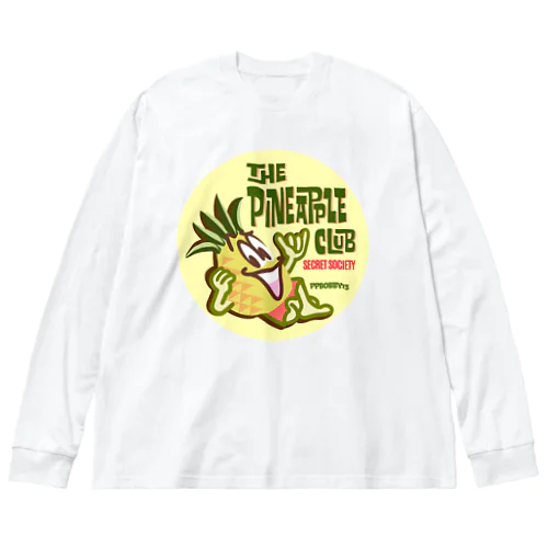 パイナップル　クラブ　 Big Long Sleeve T-Shirt