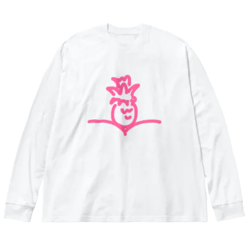 ミニパイナップル ビッグシルエットロングスリーブTシャツ