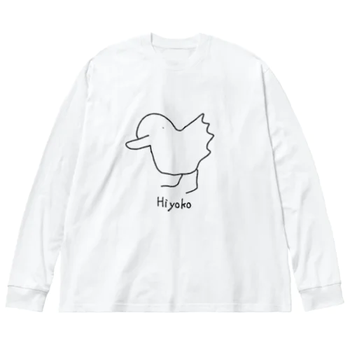 ひよこ ビッグシルエットロングスリーブTシャツ