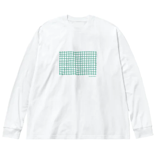 summer（サマー）チェック ビッグシルエットロングスリーブTシャツ