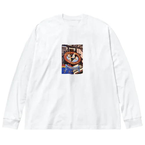 子宝運パワースポット・コウノトリさんが赤ちゃんを運んできてくれる♡ Big Long Sleeve T-Shirt