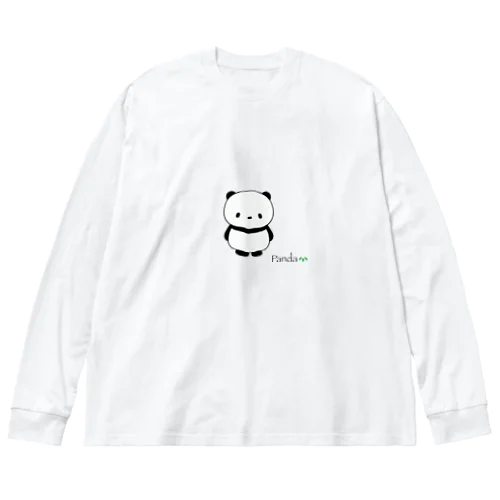 panda ビッグシルエットロングスリーブTシャツ