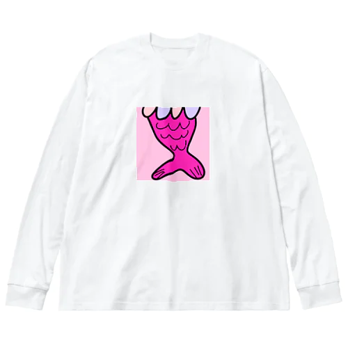 人魚 Big Long Sleeve T-Shirt