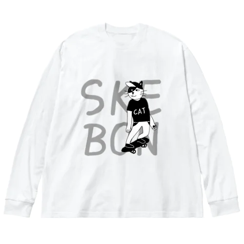 スケボーキャット Big Long Sleeve T-Shirt