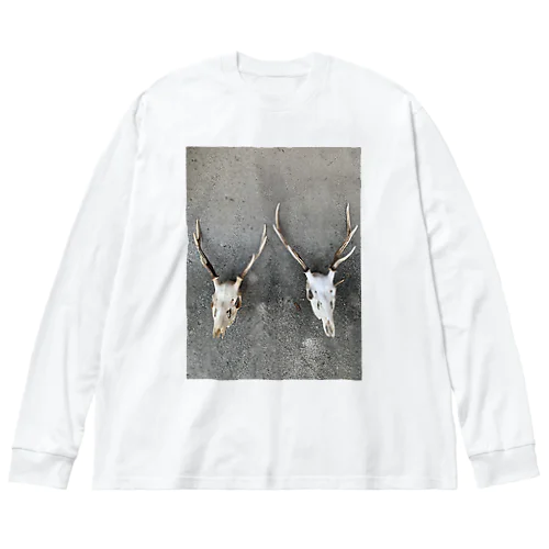 鹿頭骨 Big Long Sleeve T-Shirt