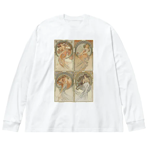 四芸術 / The Four Arts Big Long Sleeve T-Shirt