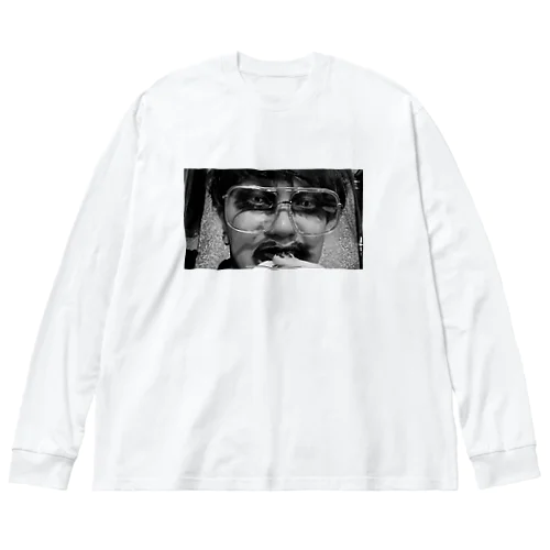 サトルキメラ裂けチー喰いプリント Big Long Sleeve T-Shirt