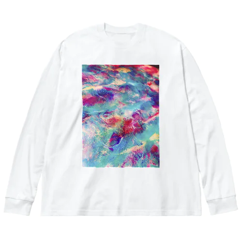 瞼彩 Big Long Sleeve T-Shirt