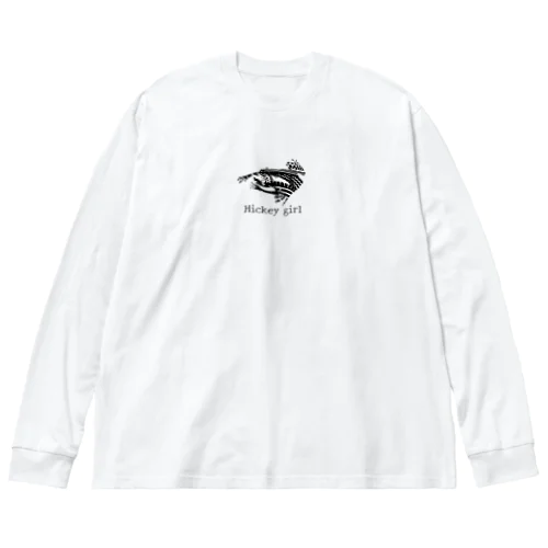 Hickey girl（ヒキガエル） Big Long Sleeve T-Shirt