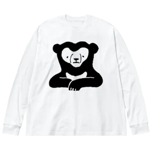 くまざわくん（ブラックライン） Big Long Sleeve T-Shirt