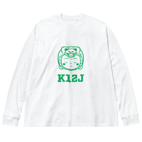 着ぐるみ 巳地蔵　ｰ顔Tｰ Big Long Sleeve T-Shirt