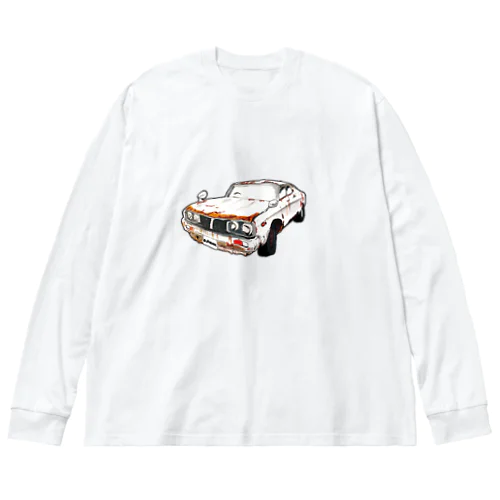 OLD CAR ⑥ Big Long Sleeve T-Shirt