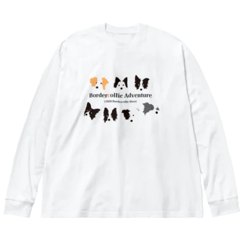 7 Border Collies-1 Big Long Sleeve T-Shirt