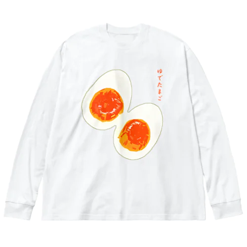 ゆでたまご_230625_999999 ビッグシルエットロングスリーブTシャツ