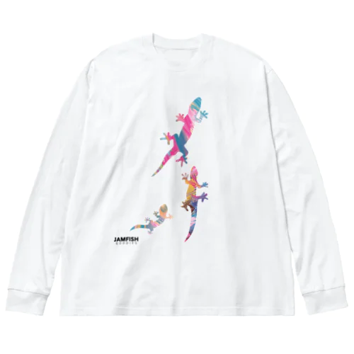 COLORトカゲFAMILY ビッグシルエットロングスリーブTシャツ